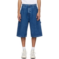 Sky High Farm Workwear Blue Perennial Denim Shorts 241219M193001