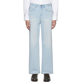 솔리드 옴므 Solid Homme Blue Five-Pocket Jeans 241221M186005