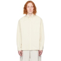 솔리드 옴므 Solid Homme 오프화이트 Off-White Patch Pocket Shirt 241221M192023