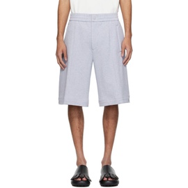 솔리드 옴므 Solid Homme Gray Folding Shorts 241221M193007