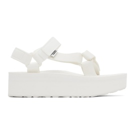 Teva White Flatform Universal Sandals 241232F124011