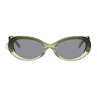 주스틴 클렁퀘 Justine Clenquet SSENSE Exclusive Green & Black Drew Sunglasses 241235F005004