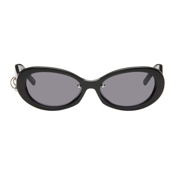  주스틴 클렁퀘 Justine Clenquet SSENSE Exclusive Black Drew Sunglasses 241235M134006