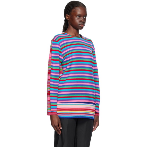  Comme des Garcons Multicolor Layered Sweater 241245F096007