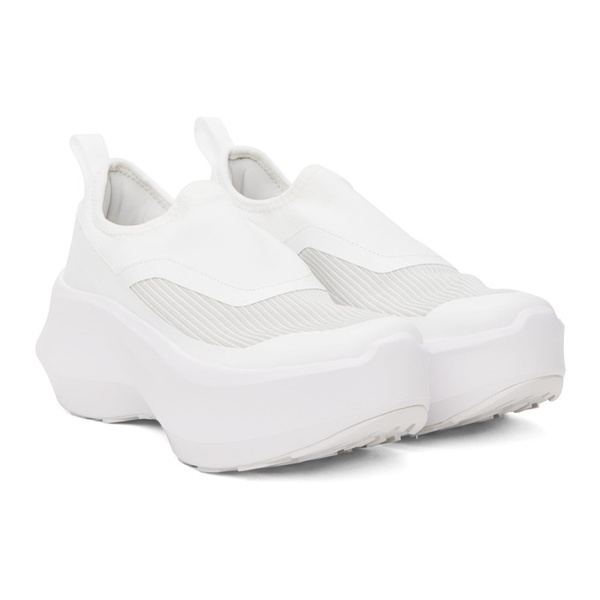 살로몬 Comme des Garcons White 살로몬 Salomon 에디트 Edition Slip-On Platform Sneakers 241245F128001