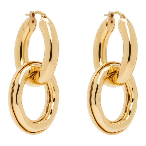 질샌더 질샌더 Jil Sander Gold Drop Earrings 241249F022001
