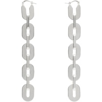 질샌더 Jil Sander Silver Chain Earrings 241249F022013