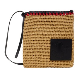 질샌더 Jil Sander Beige Crochet Crossbody Bag 241249F048043