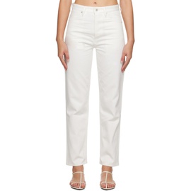 질샌더 Jil Sander White Five-Pocket Jeans 241249F069002