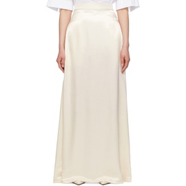 질샌더 Jil Sander White A-Line Maxi Skirt 241249F093002