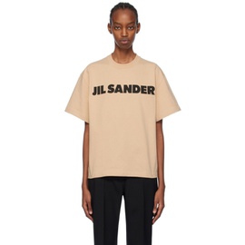 질샌더 Jil Sander Beige Printed T-Shirt 241249F110022