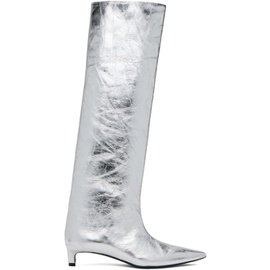 질샌더 Jil Sander Silver Metallic Boots 241249F115006