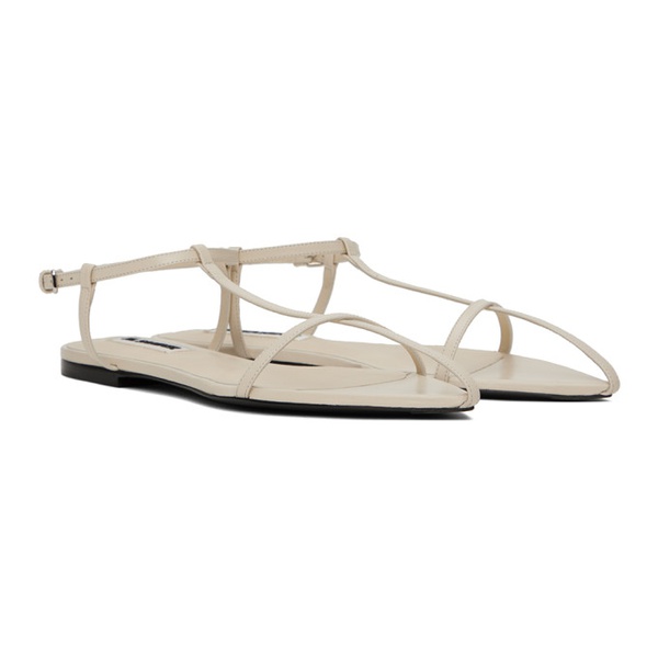 질샌더 질샌더 Jil Sander 오프화이트 Off-White Flat Sandals 241249F124006