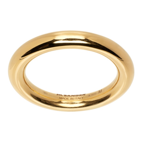 질샌더 질샌더 Jil Sander Gold Classic Ring 241249M147007