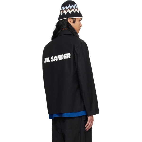 질샌더 질샌더 Jil Sander Black Printed Jacket 241249M180007