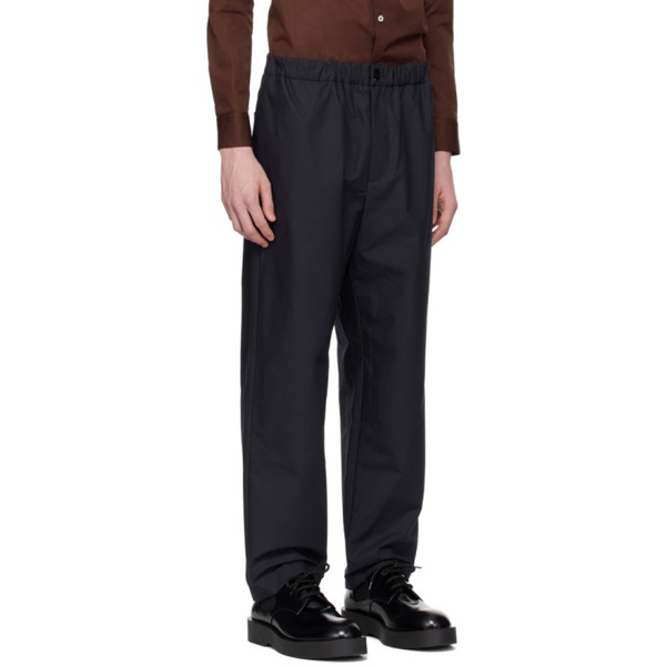 질샌더 질샌더 Jil Sander Navy Four-Pocket Trousers 241249M191024