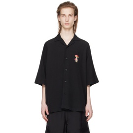 질샌더 Jil Sander Black Embroidered Shirt 241249M192021