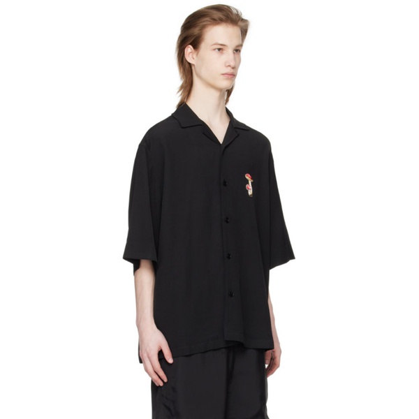 질샌더 질샌더 Jil Sander Black Embroidered Shirt 241249M192021