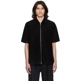 질샌더 Jil Sander Black Zip Shirt 241249M192025