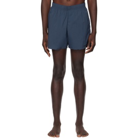 질샌더 Jil Sander Blue Printed Swim Shorts 241249M208000