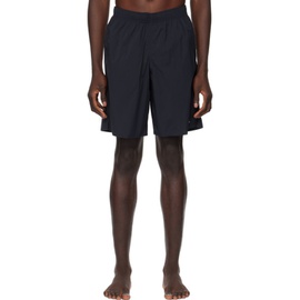 질샌더 Jil Sander Navy Printed Swim Shorts 241249M208005