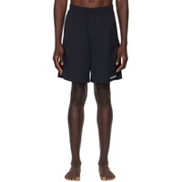 질샌더 Jil Sander Black Printed Swim Shorts 241249M208006