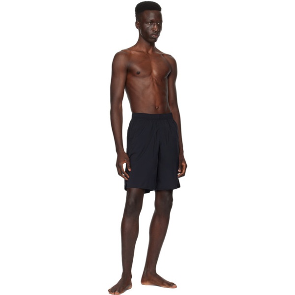 질샌더 질샌더 Jil Sander Black Printed Swim Shorts 241249M208006
