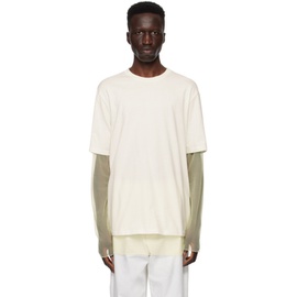 질샌더 Jil Sander 오프화이트 Off-White Layered Long Sleeve T-Shirt 241249M213006