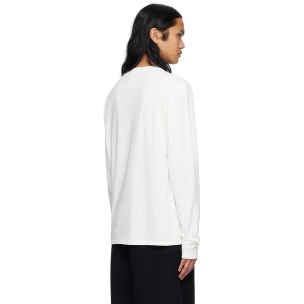 질샌더 질샌더 Jil Sander White Oversized Long Sleeve T-Shirt 241249M213023