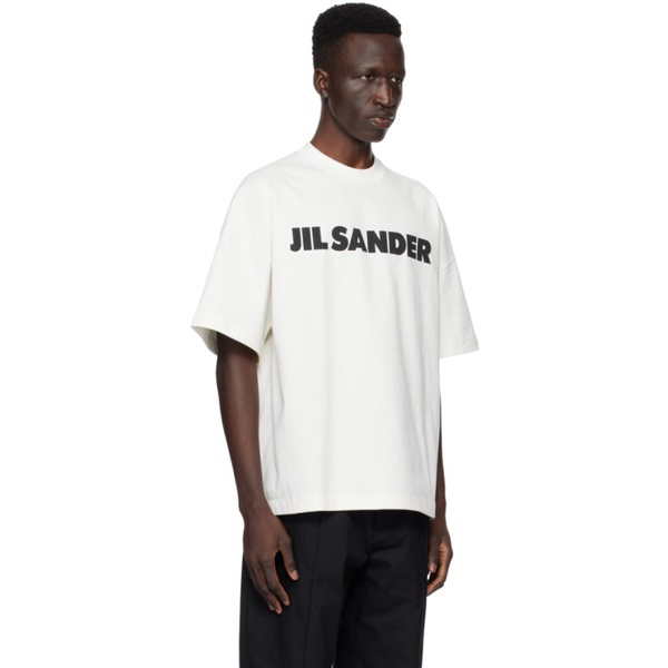 질샌더 질샌더 Jil Sander 오프화이트 Off-White Printed T-Shirt 241249M213057