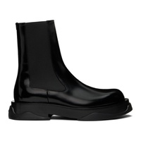 질샌더 Jil Sander Black Leather Chelsea Boots 241249M223000