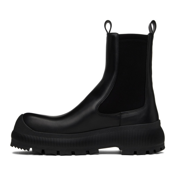질샌더 질샌더 Jil Sander Black Leather Chelsea Boots 241249M223005