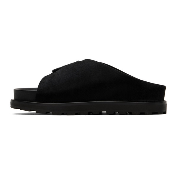 질샌더 질샌더 Jil Sander Black Velcro Sandals 241249M234013