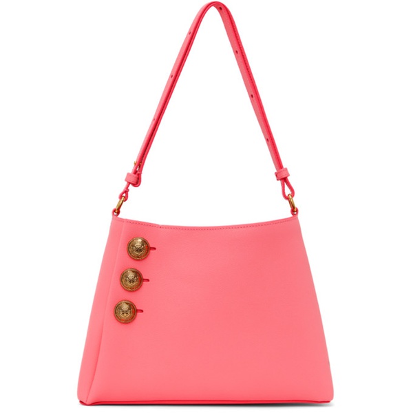 발망 발망 Balmain Pink Embleme Shoulder Bag 241251F048021