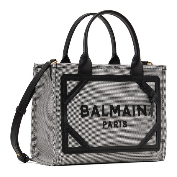 발망 발망 Balmain Black & White B-Army Bag 241251F049014
