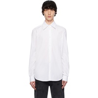 발망 Balmain White Embroidered Shirt 241251M192004