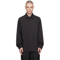 발망 Balmain Black Button Shirt 241251M192013