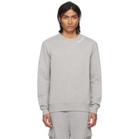 발망 Balmain Gray Embroidered Sweatshirt 241251M204004