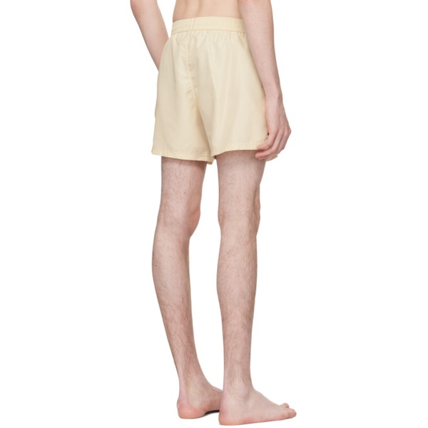 발망 발망 Balmain 오프화이트 Off-White Embroidered Swim Shorts 241251M208007