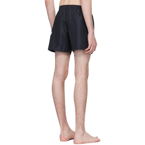 발망 발망 Balmain Black Printed Swim Shorts 241251M208013
