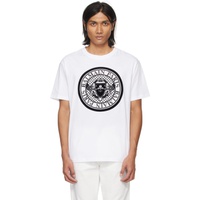 발망 Balmain White Coin T-Shirt 241251M213017