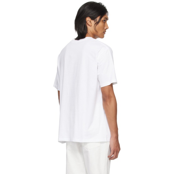 발망 발망 Balmain White Coin T-Shirt 241251M213017
