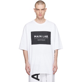 발망 Balmain White Label T-Shirt 241251M213040