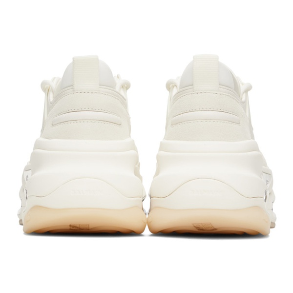발망 발망 Balmain White B-Bold Sneakers 241251M237000