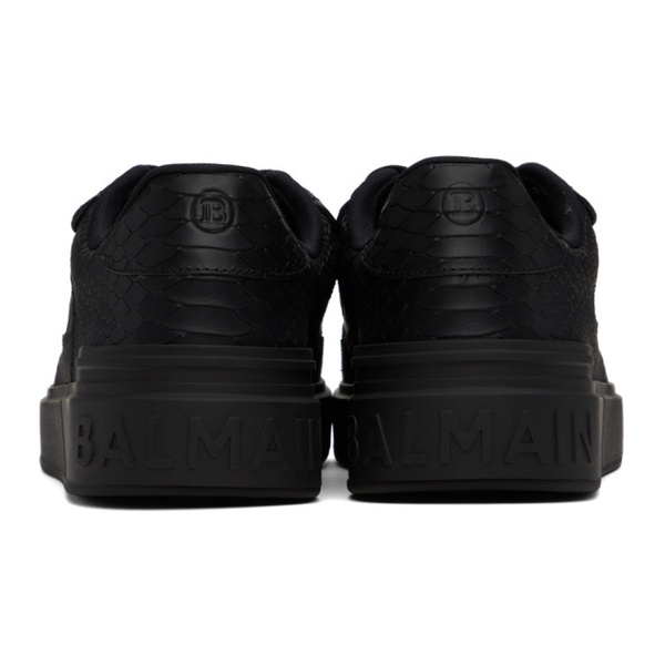 발망 발망 Balmain Black B-Court Flip Sneakers 241251M237004