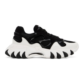 발망 Balmain Black & White B-East Sneakers 241251M237015