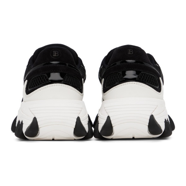 발망 발망 Balmain Black & White B-East Sneakers 241251M237015