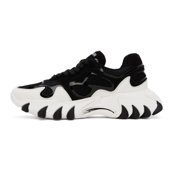 발망 발망 Balmain Black & White B-East Sneakers 241251M237015