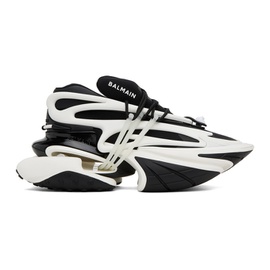 발망 Balmain Black & White Unicorn Sneakers 241251M237028