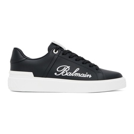 발망 Balmain Black B-Court Sneakers 241251M237042